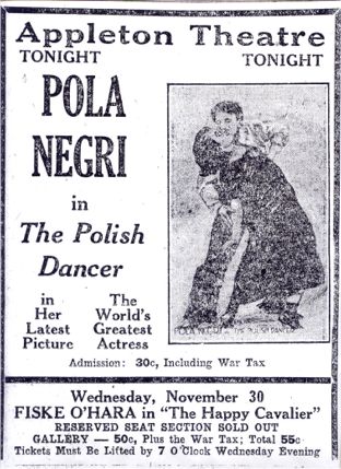 The Polish Dancer advert