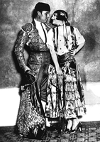 Pola Negri and Rudolph Valentino