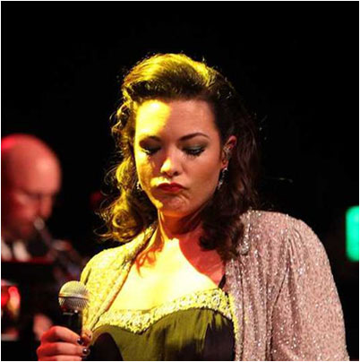 Caro Emerald performing in Los Angeles