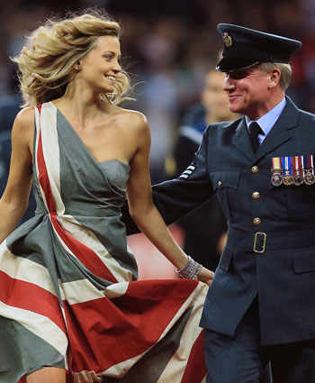 Rebecca Poole at Wembley Stadium